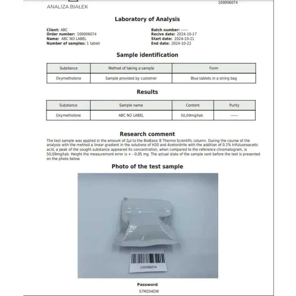 Oxymetholone Oxymetholone