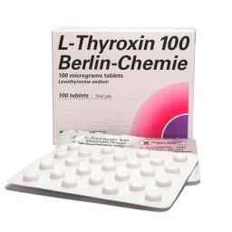 L-Thyroxin 100 - Levothyroxine Sodium - Berlin-Chemie, Germany